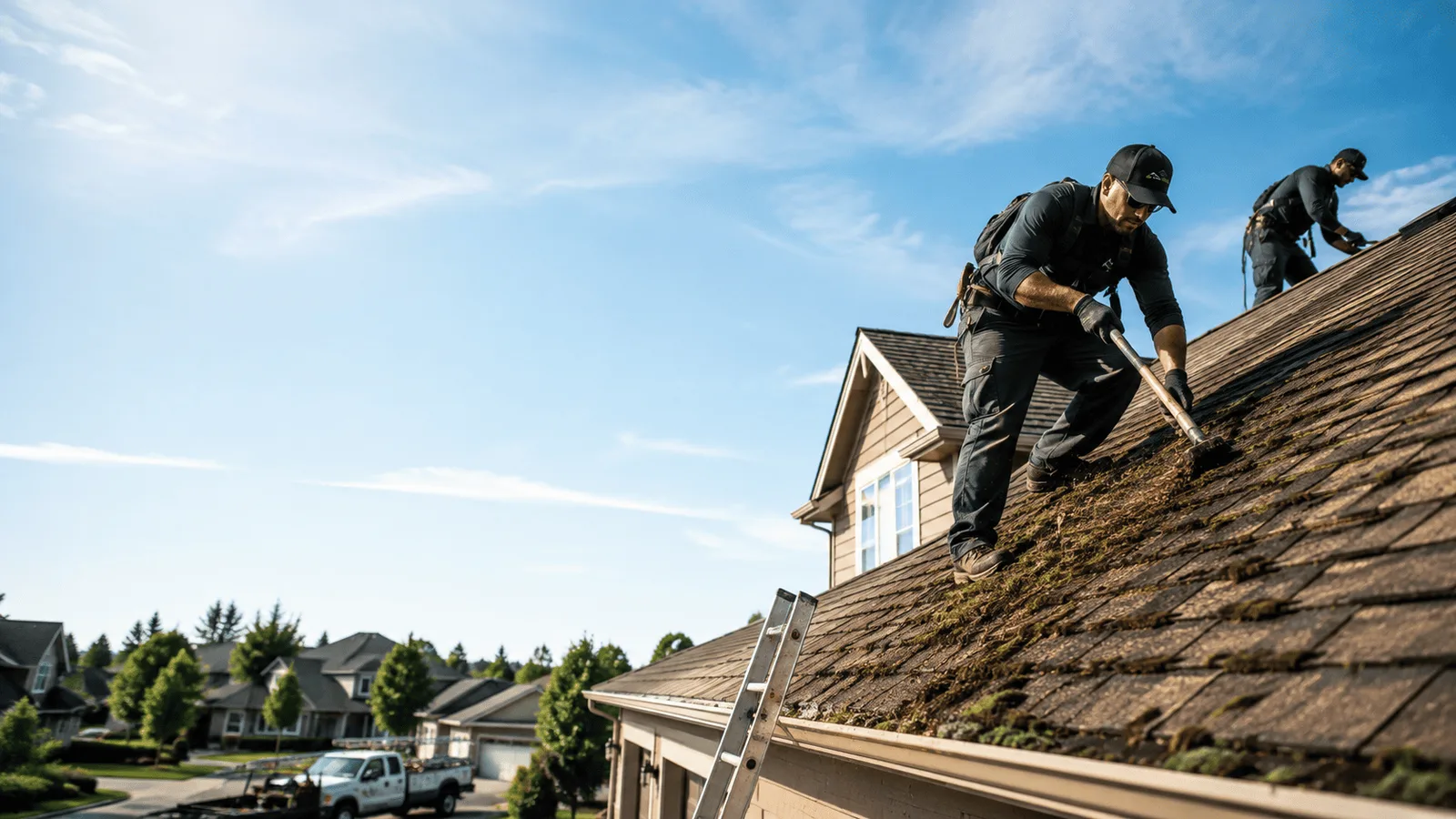 Roof Moss Removal in Clawson, UT near me